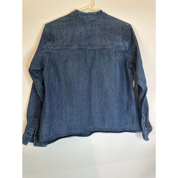 Krazy Kat Women’s Denim Jacket Small Embroidered Boho Western (Missing Buttons) - Picture 2 of 8